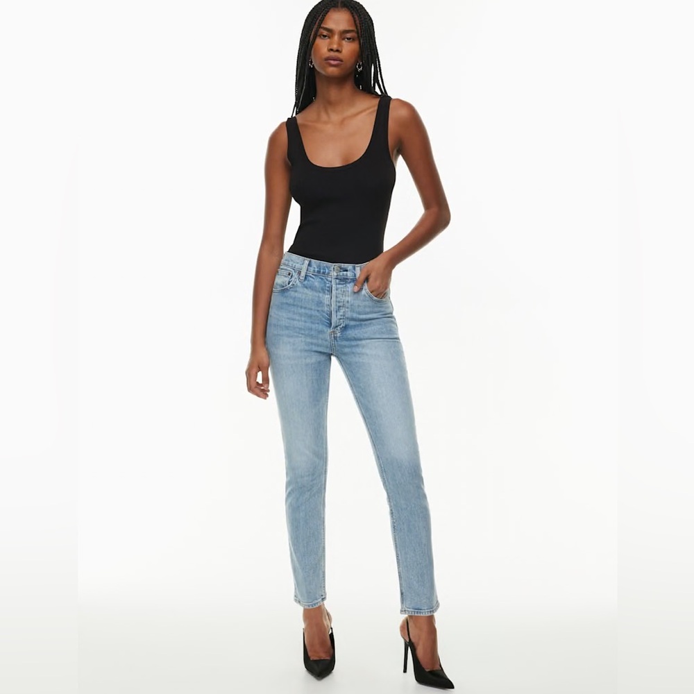 Denim Forum The Yoko High Rise Slim Jeans Size 27